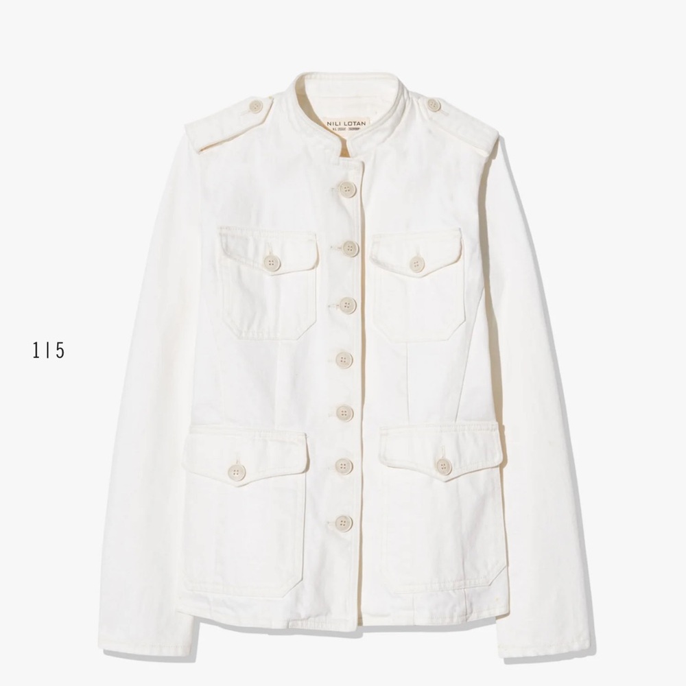 GERALDINE  cream JACKET Nilli Lotan